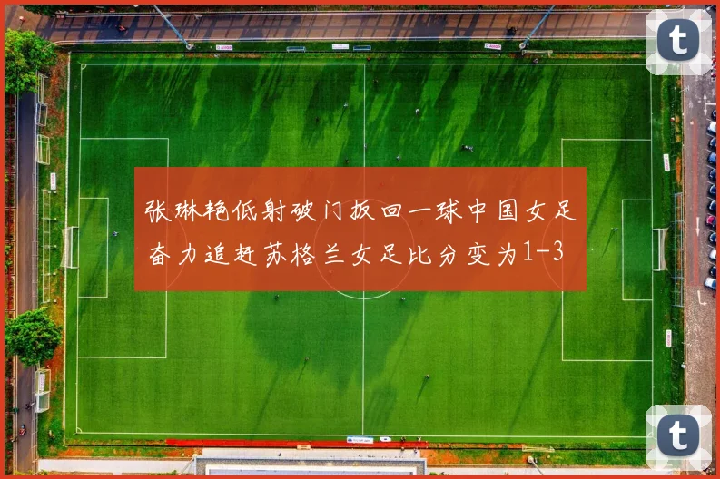 张琳艳低射破门扳回一球中国女足奋力追赶苏格兰女足比分变为1-3
